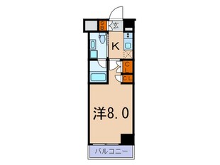 プラウドフラット根津谷中の物件間取画像